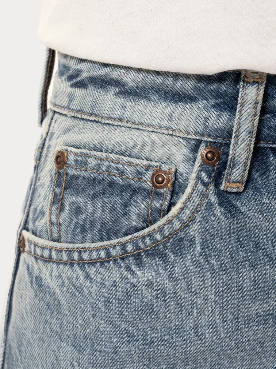 【Nudie Jeans】Breezy Britt Blue Desert / 女版高腰寬錐形褲 sold by Blue Beach Denim product image thumbnail 3