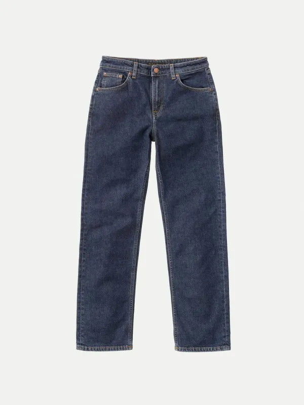 【Nudie Jeans】Straight Sally Deep Blue / 13oz／女版中腰合身直筒褲 sold by Blue Beach Denim