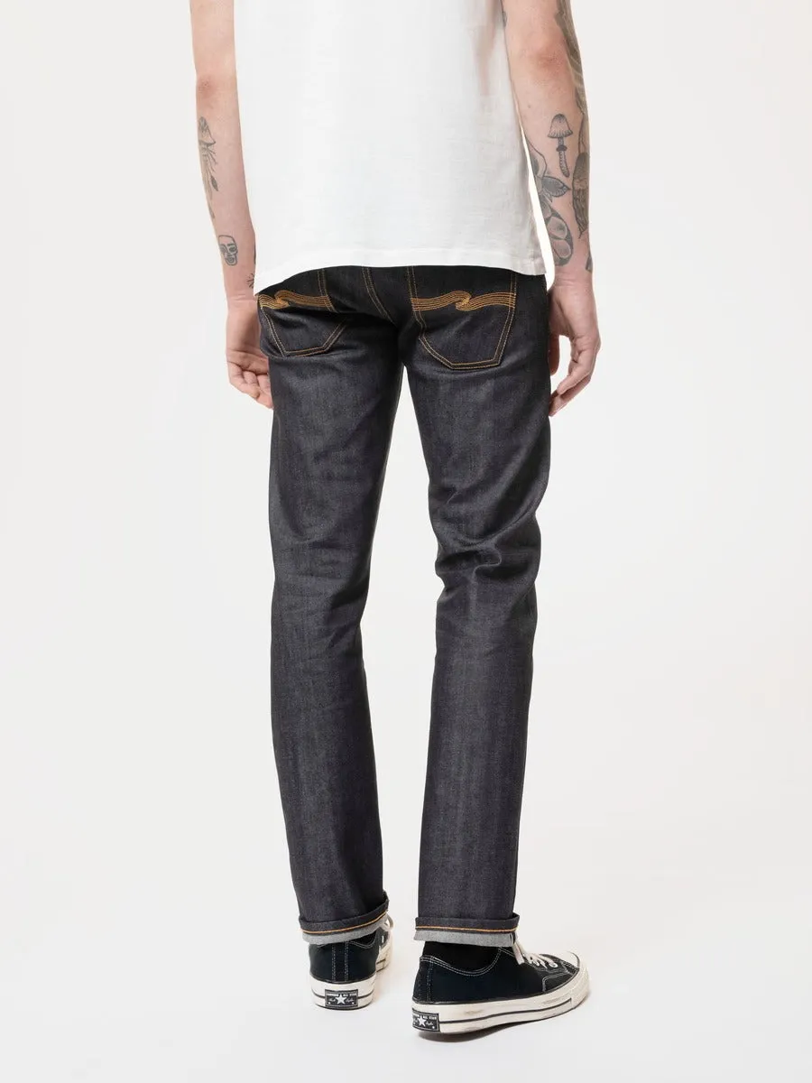 【Nudie Jeans】Grim Tim Dry Original Selvage 13.5oz 旗艦彈性橘耳布邊合身小直筒 sold by Blue Beach Denim product image thumbnail 3