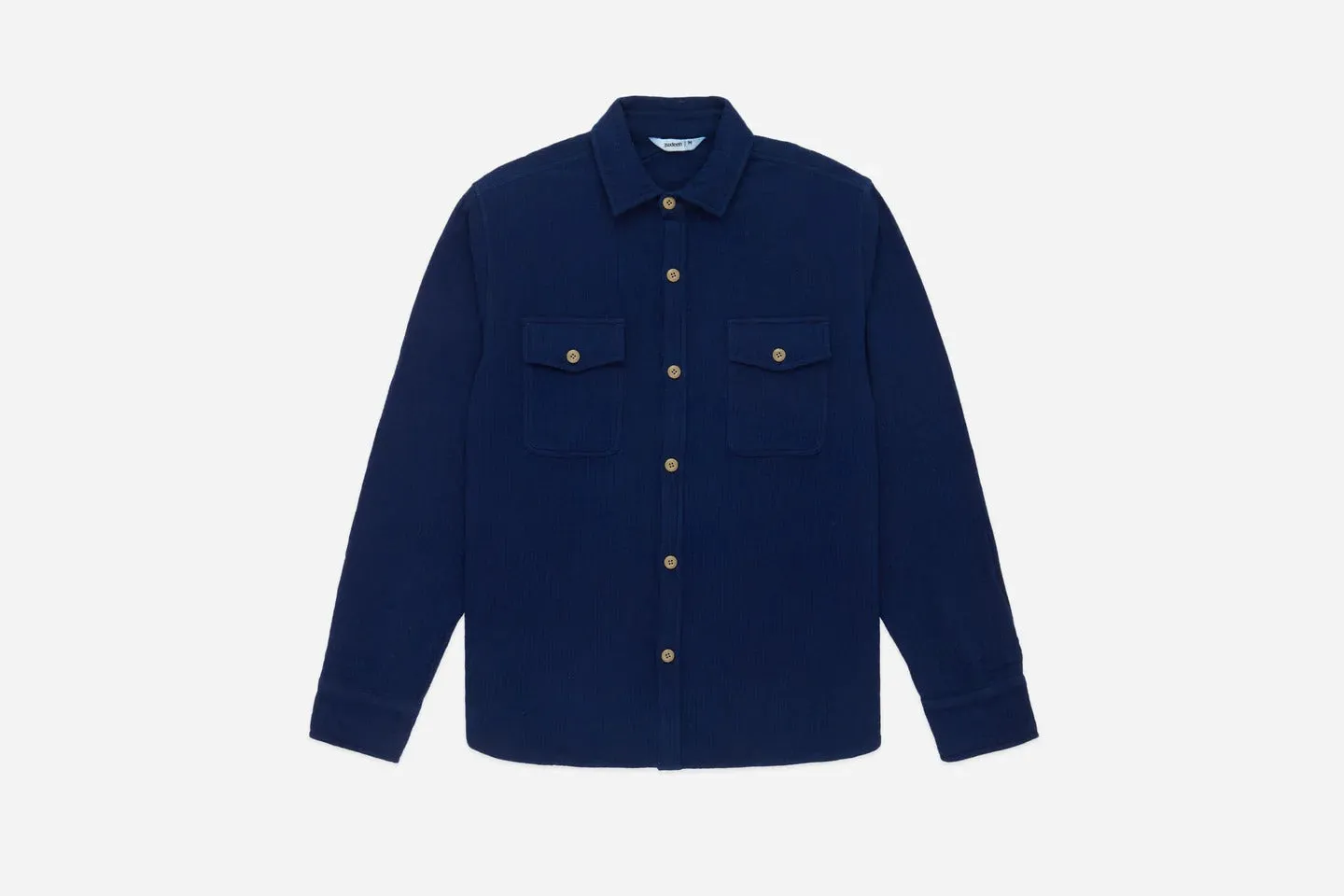 【3sixteen】CPO Shirt Indigo Sashiko / 海軍襯衫 藍染刺子 sold by Blue Beach Denim