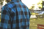 【3sixteen】Crosscut Flannel - Indigo Buffalo Plaid / 特殊剪裁厚磅法蘭絨襯衫 藍染 sold by Blue Beach Denim