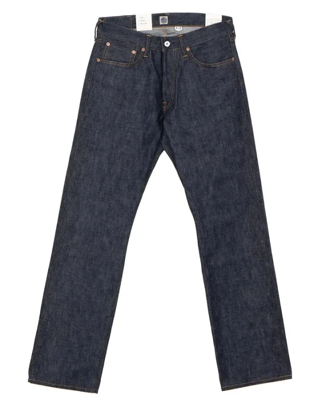 【Indigofera】Clint Jeans, Fabric No. 3 S.T.P.F 13oz / 中高腰 未預縮復古Levis老布 經典美式直筒 sold by Blue Beach Denim