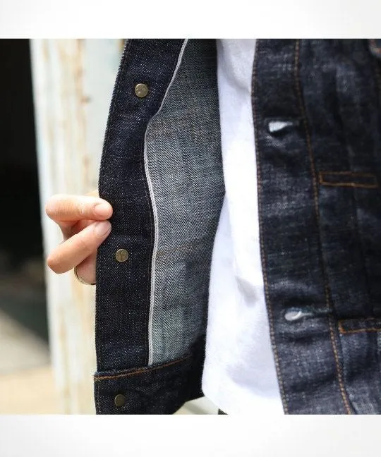 【Japan Blue Jeans】象牙海岸布邊 二代牛仔外套 16.5oz ORIGINAL CÔTE D'IVOIRE SELVEDGE DENIM JACKET sold by Blue Beach Denim product image thumbnail 3