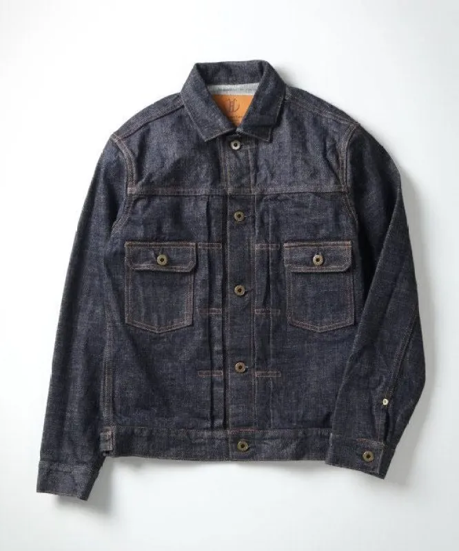 【Japan Blue Jeans】象牙海岸布邊 二代牛仔外套 16.5oz ORIGINAL CÔTE D'IVOIRE SELVEDGE DENIM JACKET made by Japan Blue Jeans