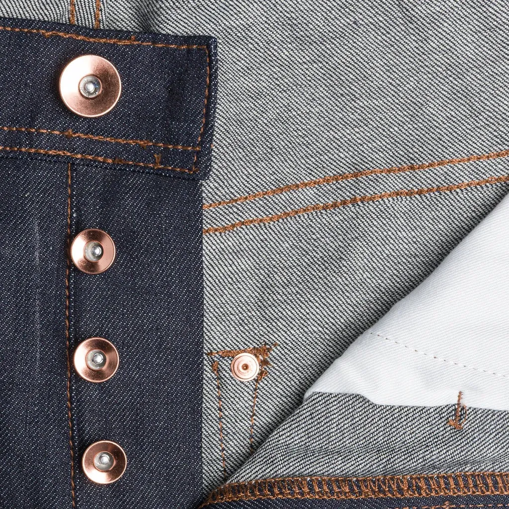 【The Unbranded Brand】 UB622 Relaxed Tapered Fit 11oz Indigo Stretch Selvedge Denim / 彈性赤耳寬鬆錐形原色褲 sold by Blue Beach Denim product image thumbnail 3