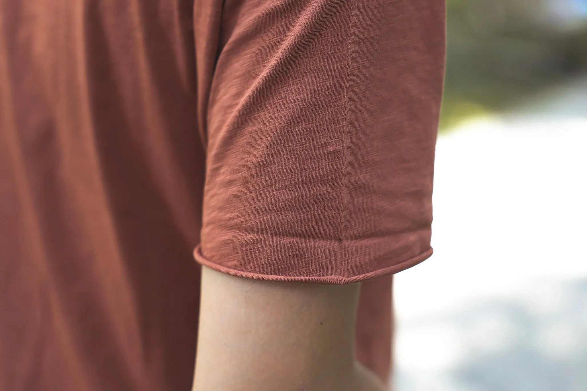 【Nudie Jeans】Roger Slub Terra/竹節感寬鬆素T sold by Blue Beach Denim product image thumbnail 4