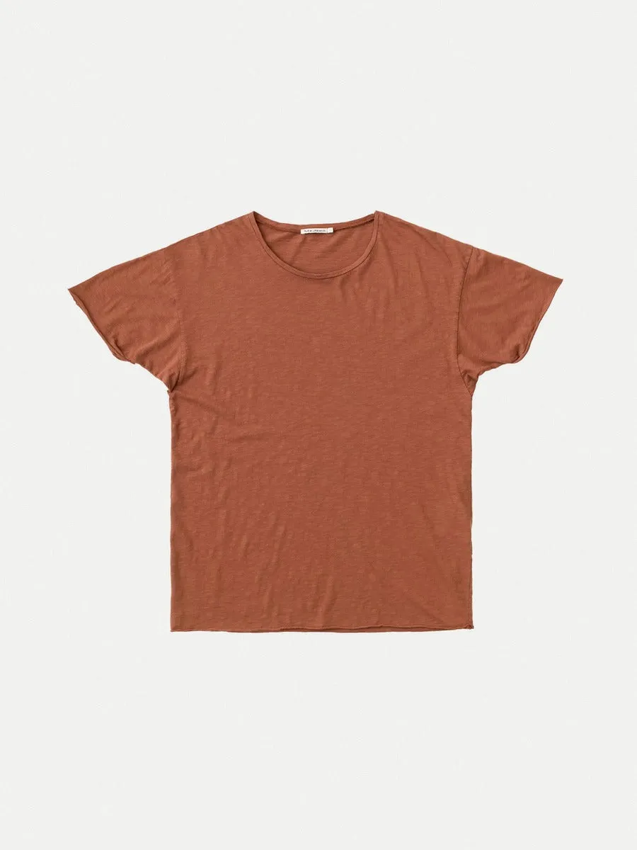 【Nudie Jeans】Roger Slub Terra/竹節感寬鬆素T sold by Blue Beach Denim