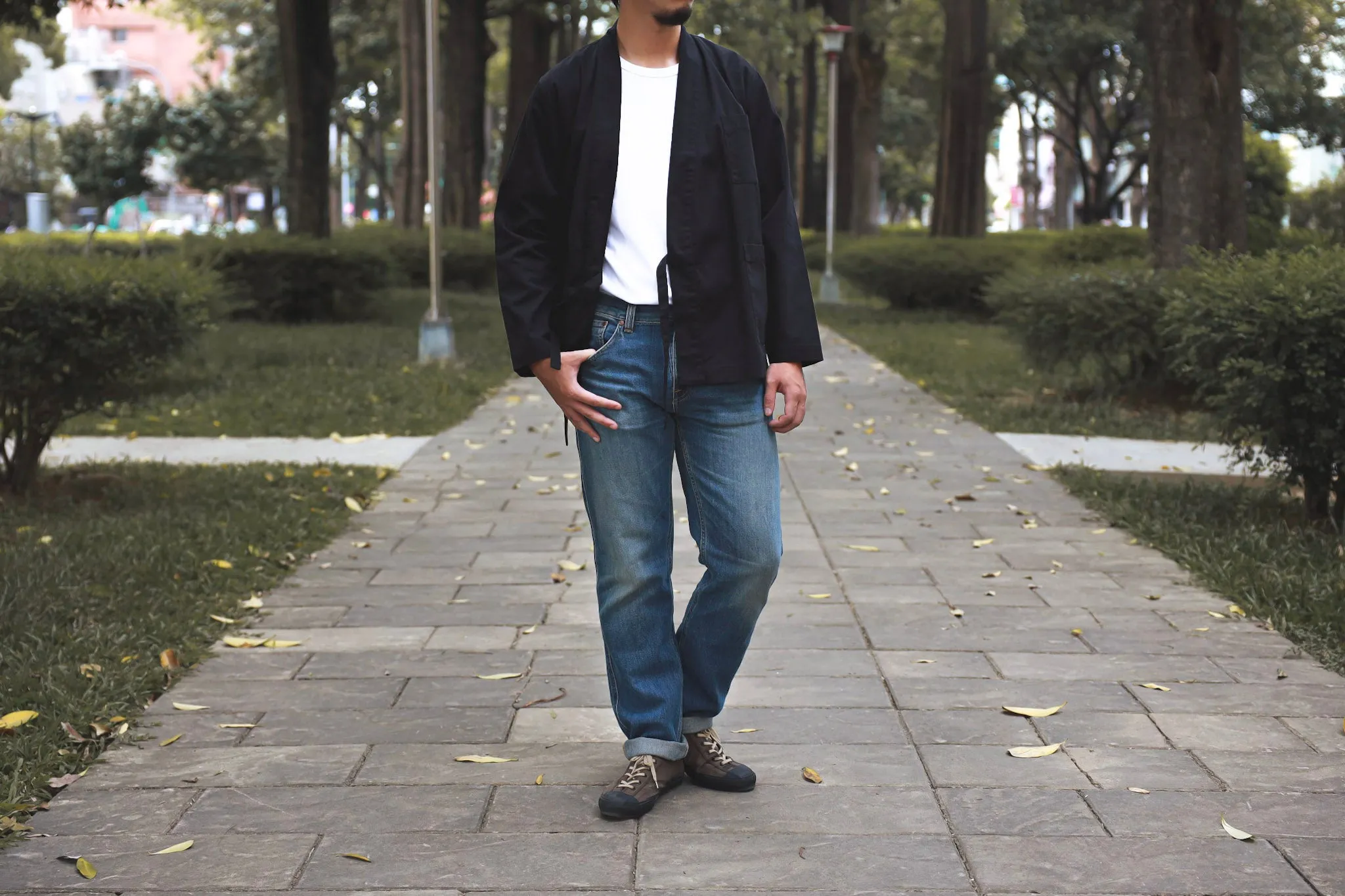 【Nudie Jeans】Gritty Jackson Outer Fellseams 破紋作舊復古中腰直筒牛仔褲 sold by Blue Beach Denim product image thumbnail 3