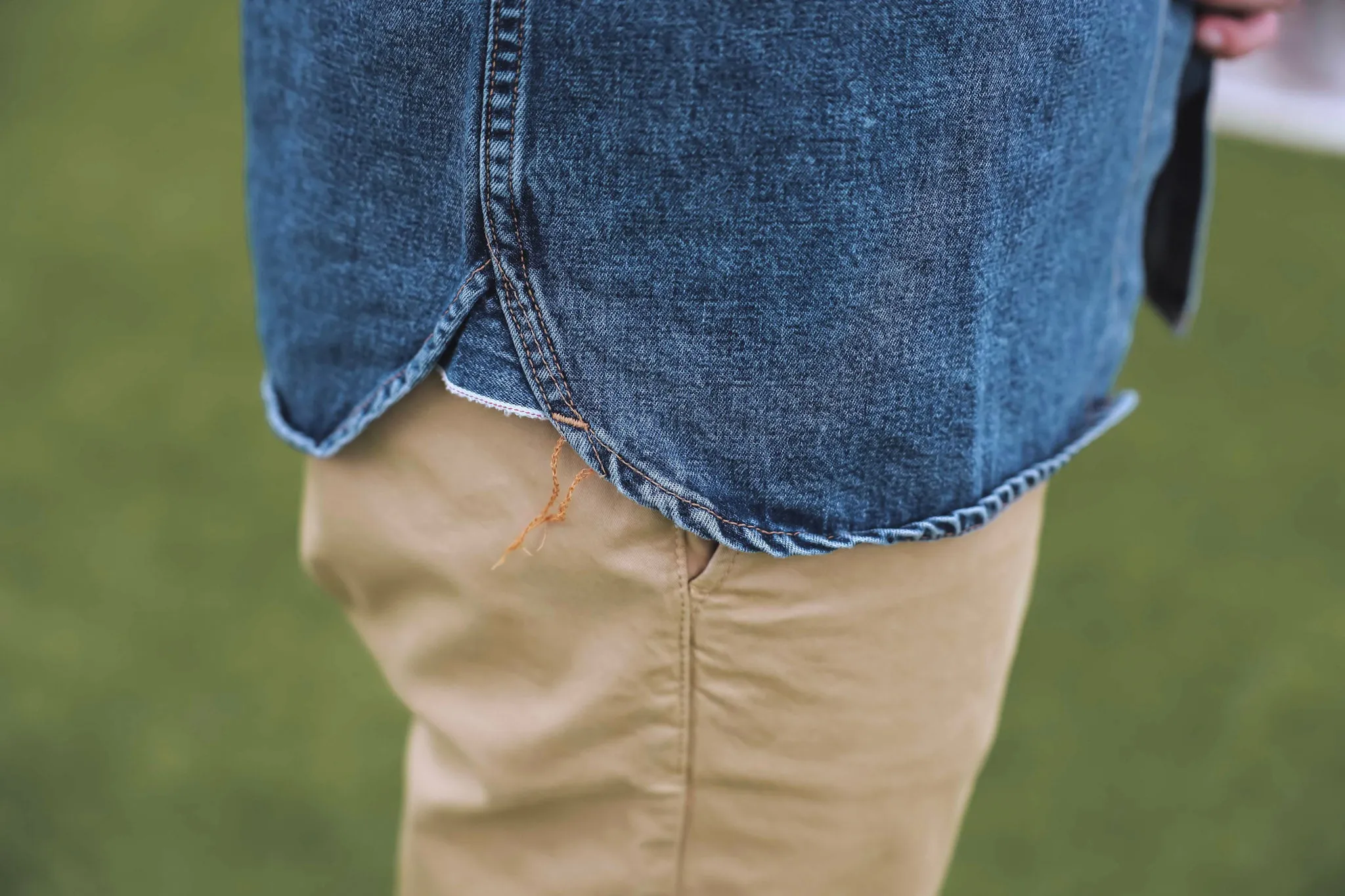 【3sixteen】Crosscut Western Stonewashed Denim 10oz / 美製復古石洗 赤耳西部襯衫 sold by Blue Beach Denim product image thumbnail 5