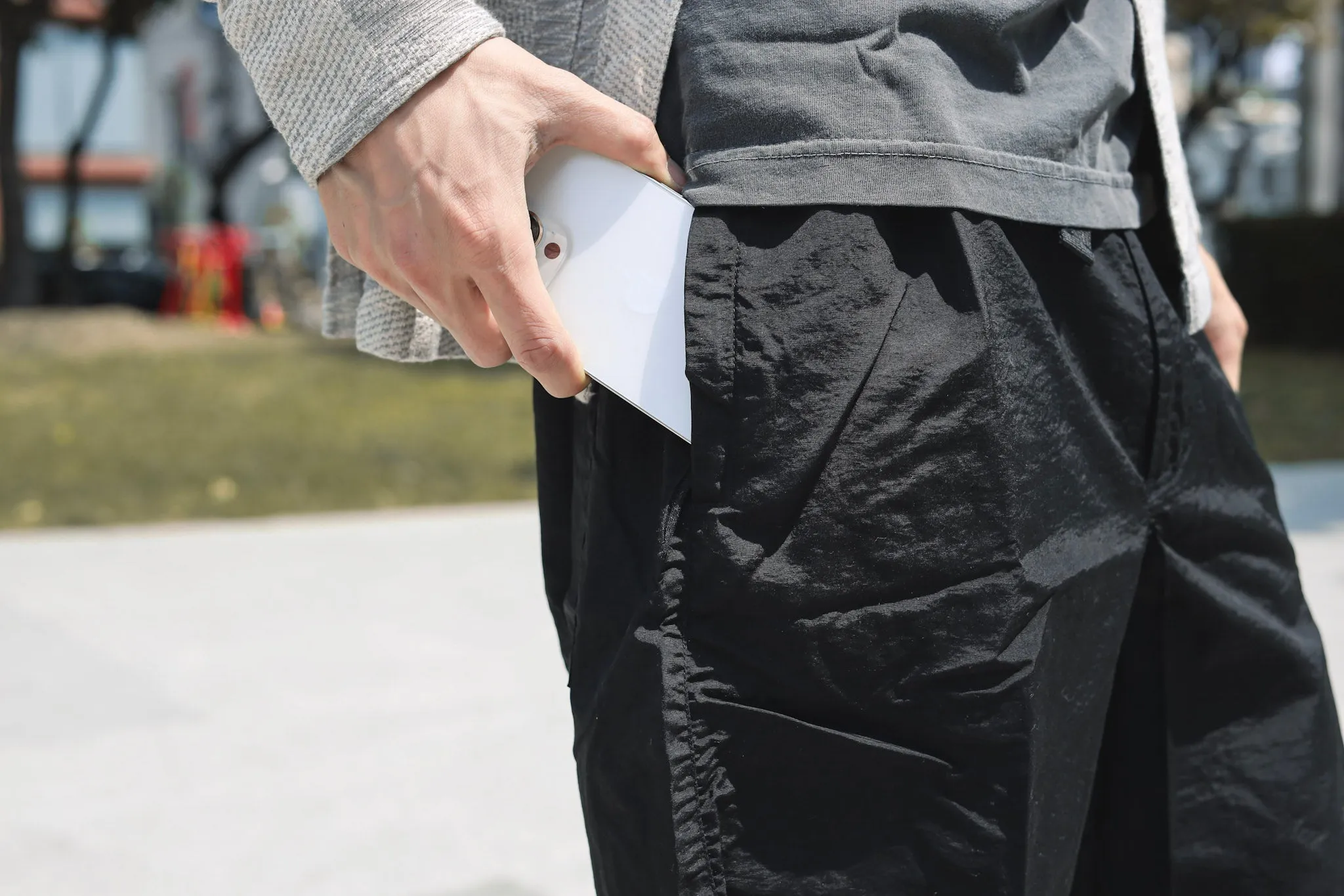 【3sixteen】Trail Shorts Black Nylon / 戶外透氣尼龍短褲 sold by Blue Beach Denim product image thumbnail 4