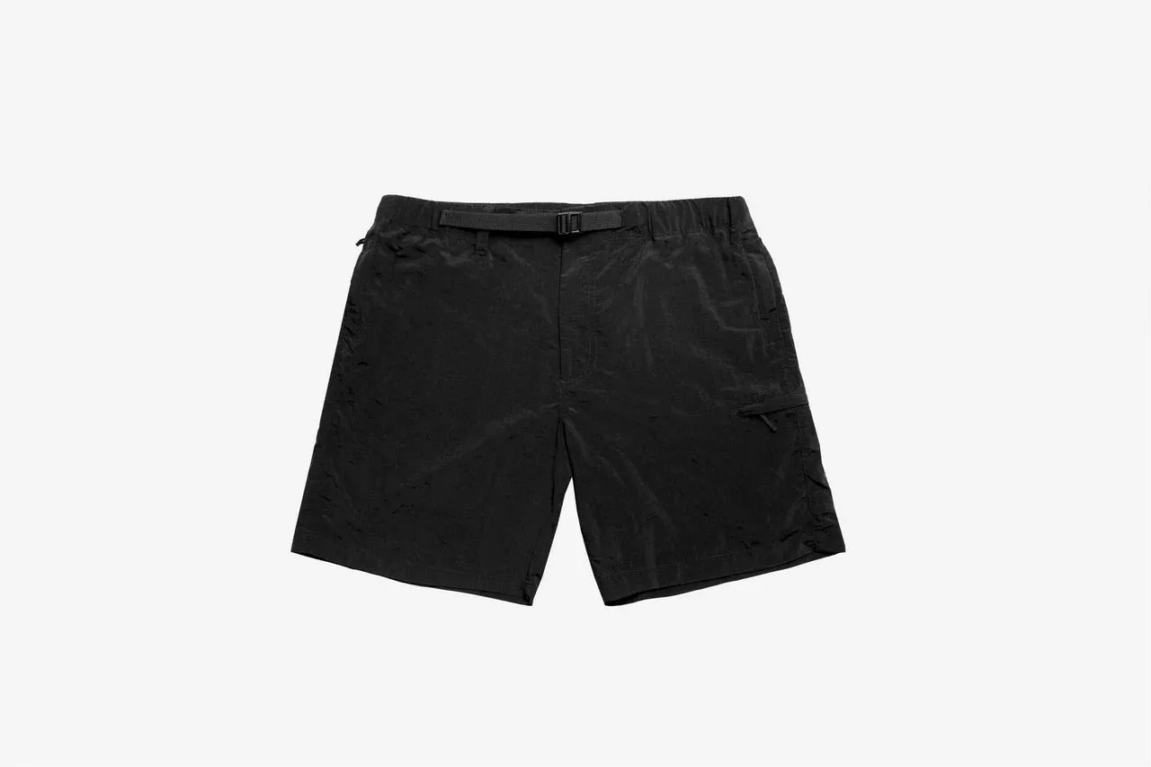 【3sixteen】Trail Shorts Black Nylon / 戶外透氣尼龍短褲 sold by Blue Beach Denim