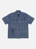 【Universal Works】S/S Kyoto Shirt In Indigo Japanese Paisley／變形蟲藍染日式罩衫 sold by Blue Beach Denim
