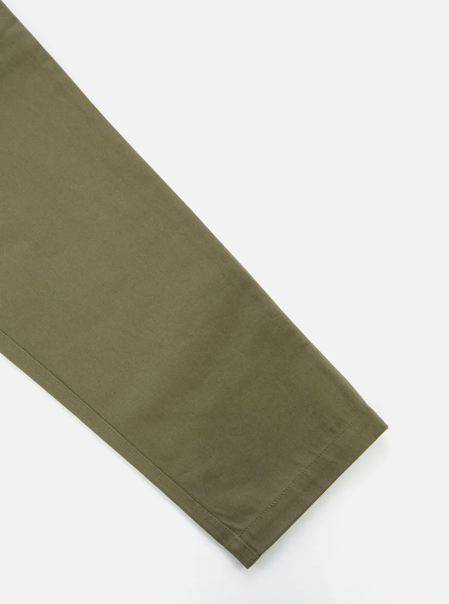 【Universal Works】Military Chino In Light Olive Twill/橄欖色休閒軍褲 sold by Blue Beach Denim product image thumbnail 3