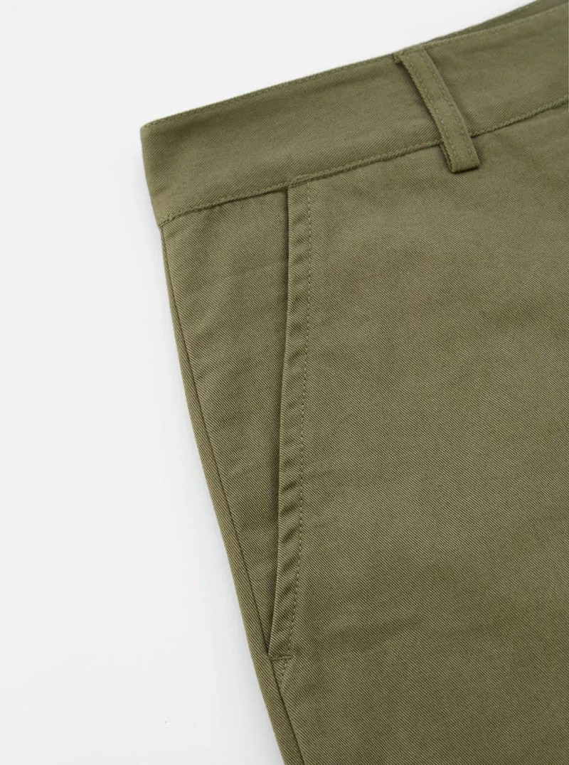 【Universal Works】Military Chino In Light Olive Twill/橄欖色休閒軍褲 sold by Blue Beach Denim product image thumbnail 5