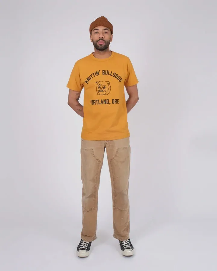 【Dehen 1920】"Knittin Bulldogs" Tee 老織機純棉鬥牛犬短T sold by Blue Beach Denim product image thumbnail 5