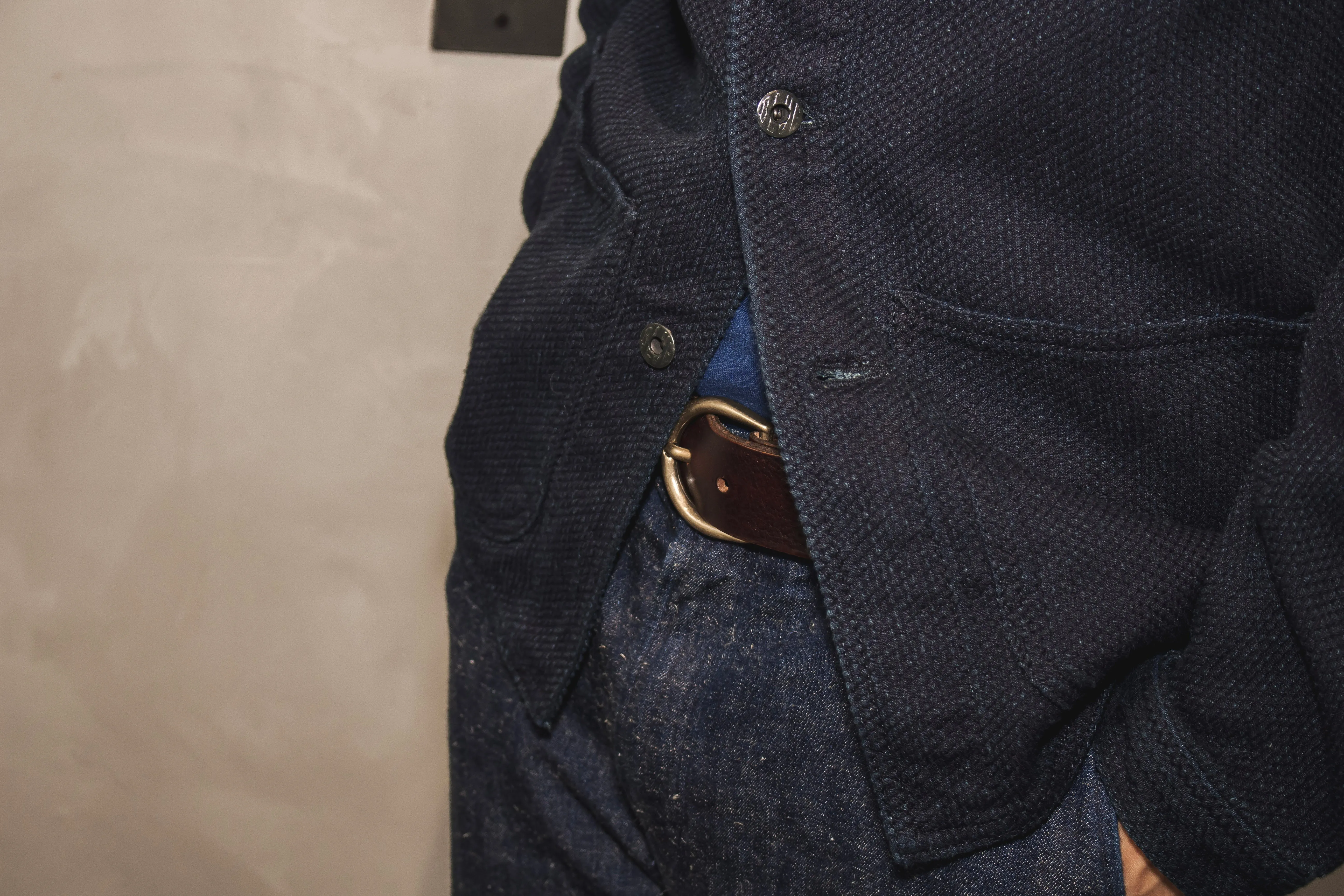 【Shangri-La Heritage】“Mustang” Western Belt / 3色 / 全粒面牛皮西部皮帶 sold by Blue Beach Denim product image thumbnail 4