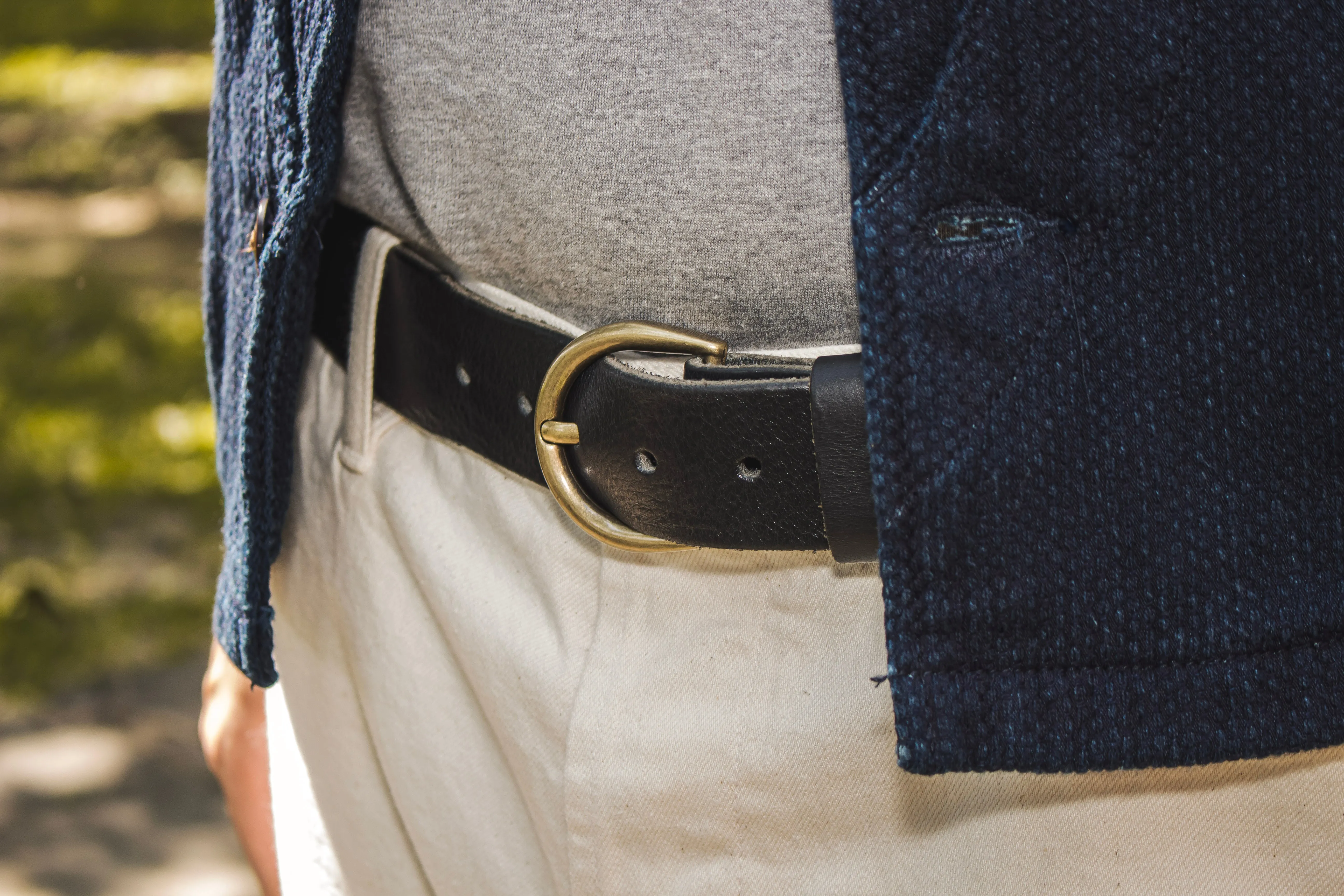 【Shangri-La Heritage】“Mustang” Western Belt / 3色 / 全粒面牛皮西部皮帶 sold by Blue Beach Denim product image thumbnail 2