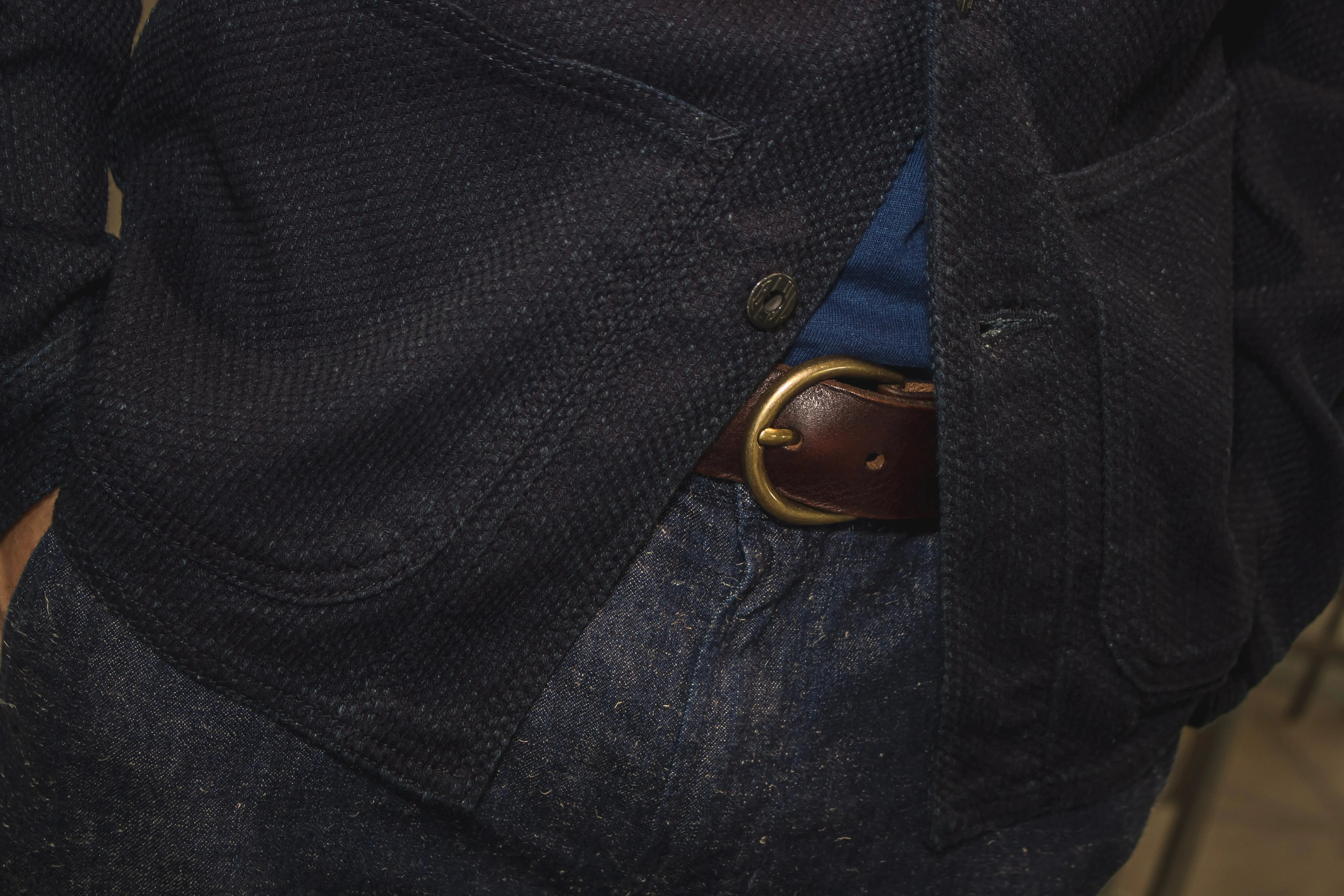 【Shangri-La Heritage】“Mustang” Western Belt / 3色 / 全粒面牛皮西部皮帶 sold by Blue Beach Denim product image thumbnail 5