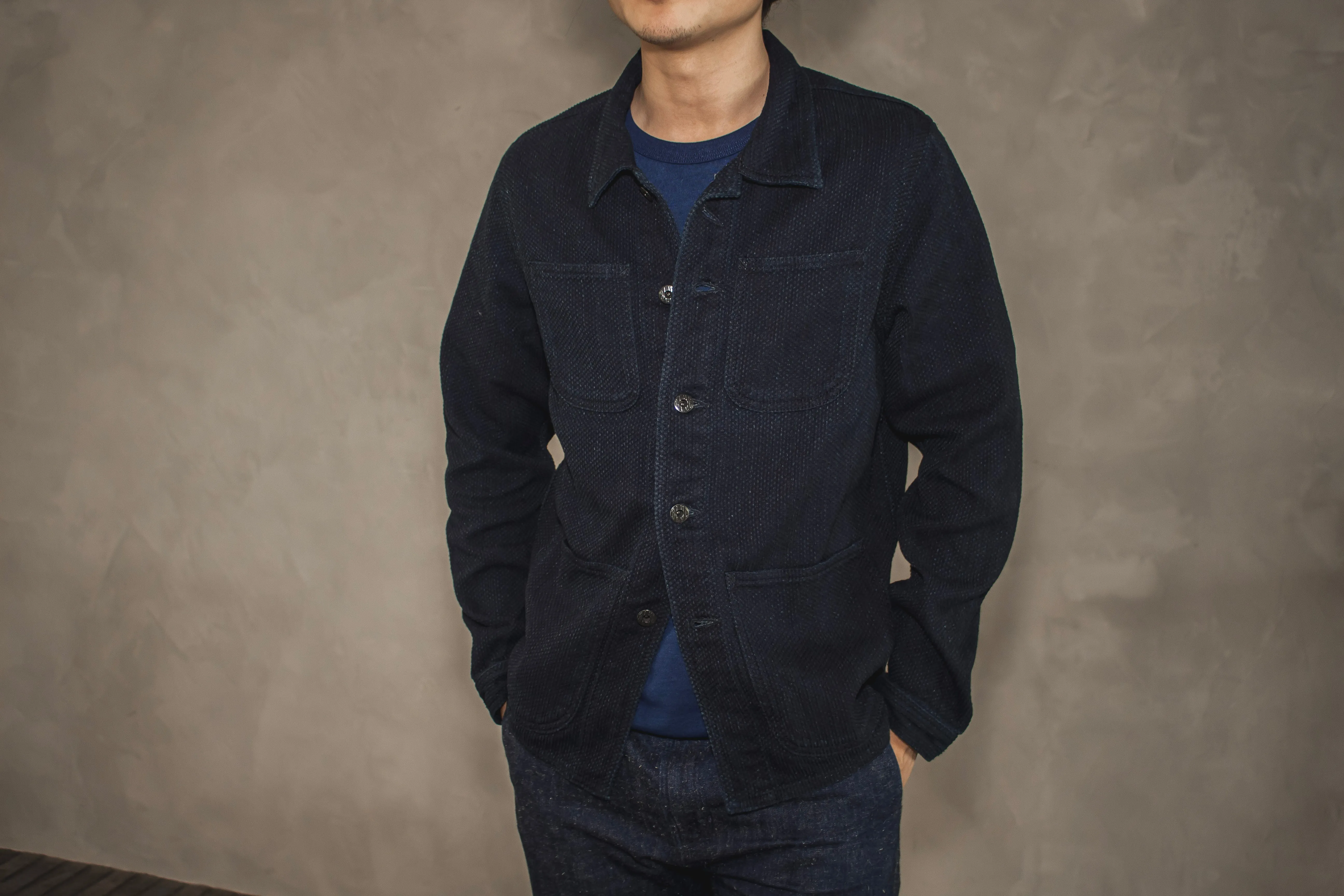 【Japan Blue Jeans】Indigo Sashiko Coverall 靛藍染刺子工裝夾克 sold by Blue Beach Denim product image thumbnail 2