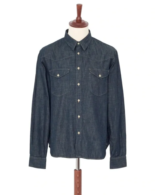 【Indigofera】Manolito Shirt, Sanyati Denim, Indigo 6.5oz日本牛仔布襯衫 sold by Blue Beach Denim