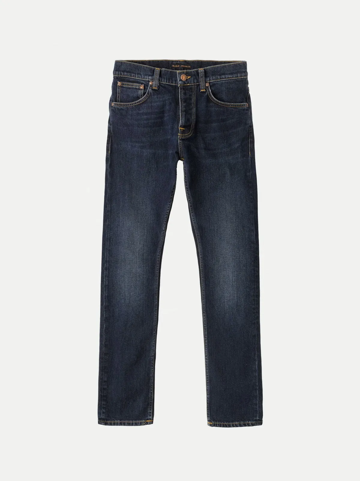 【Nudie Jeans】Grim Tim New Ink 12oz 墨藍色合身小直筒牛仔褲 sold by Blue Beach Denim