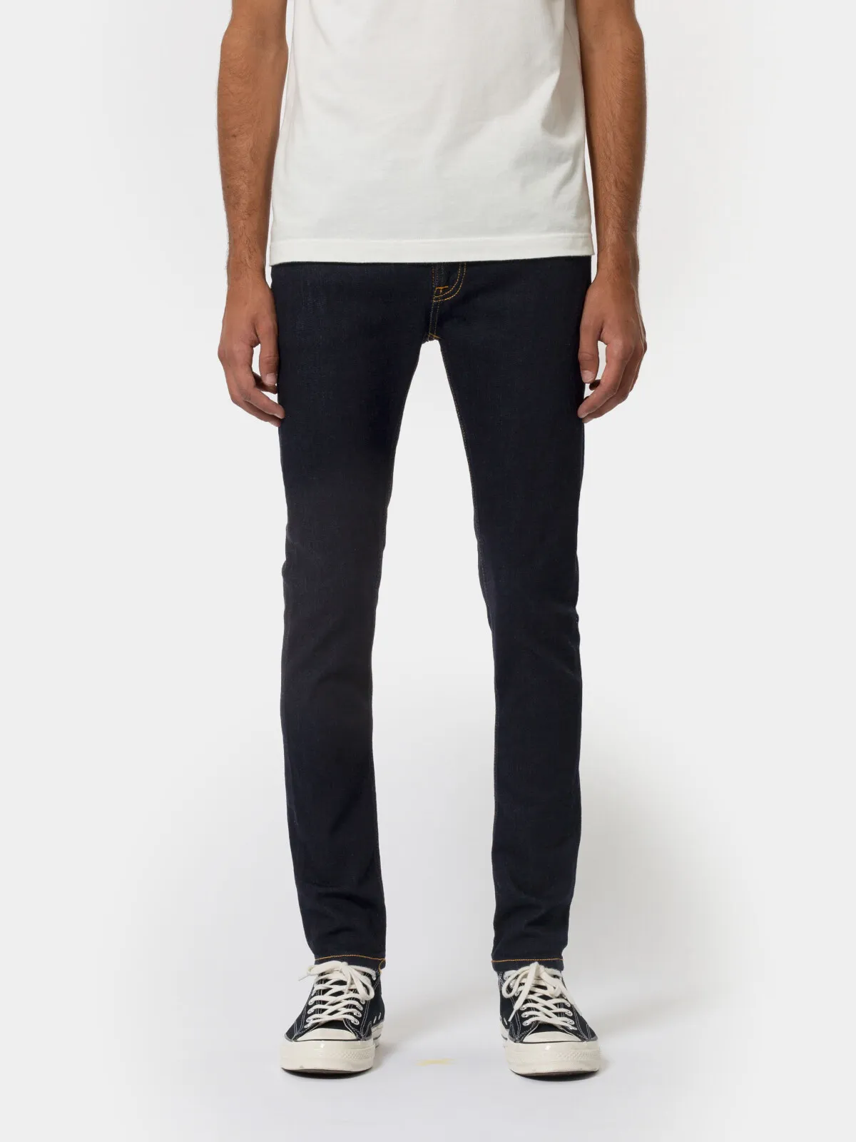 【Nudie Jeans】Skinny Lin Dry Deep Orange 低腰窄版貼身微彈性牛仔褲 sold by Blue Beach Denim product image thumbnail 2