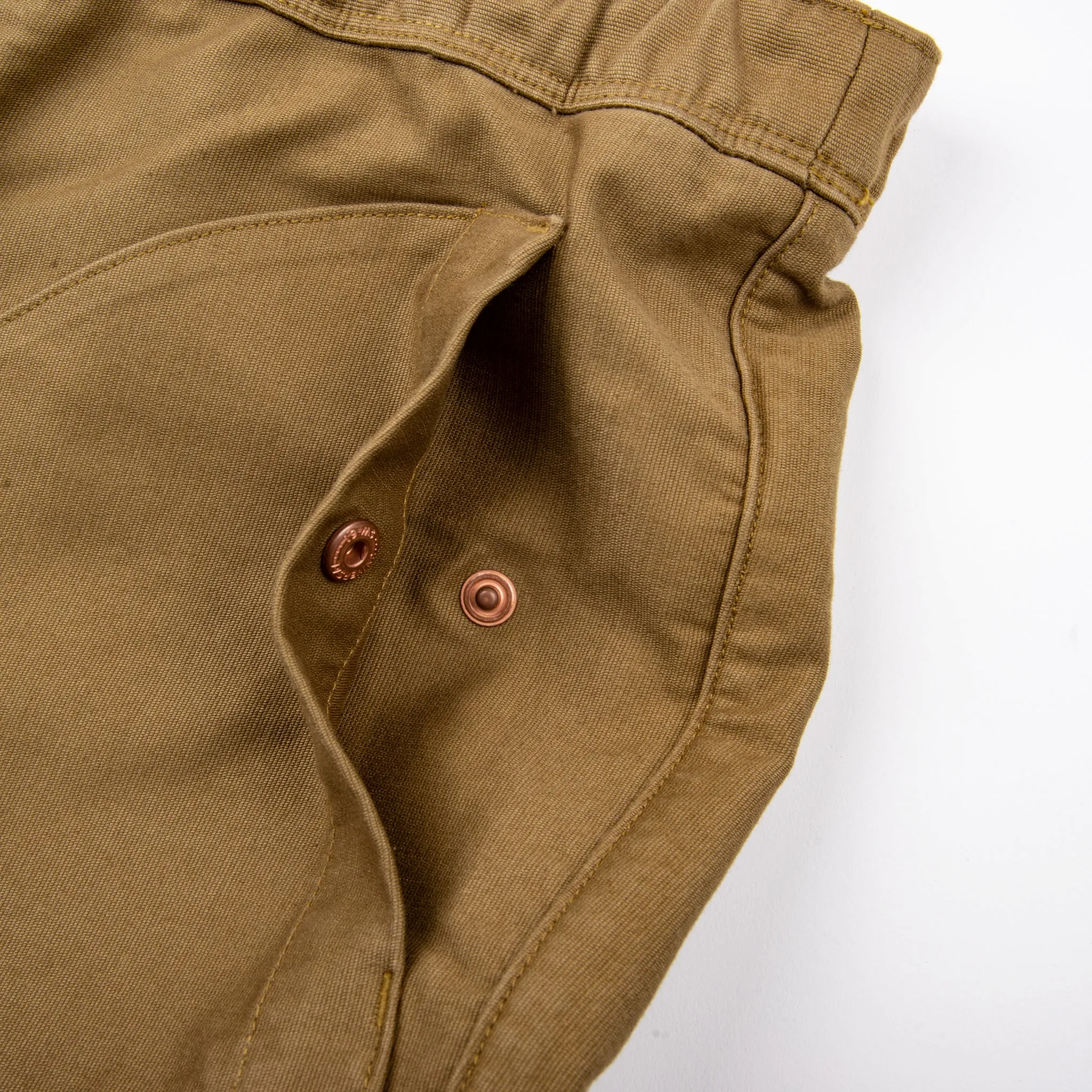 【Freenote】Premium Deck Short Gold 日本叢林布金卡其甲板短褲 sold by Blue Beach Denim product image thumbnail 5