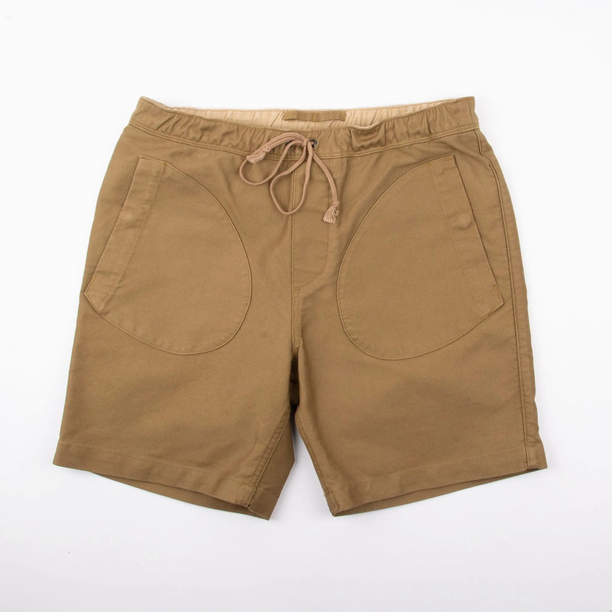【Freenote】Premium Deck Short Gold 日本叢林布金卡其甲板短褲 sold by Blue Beach Denim