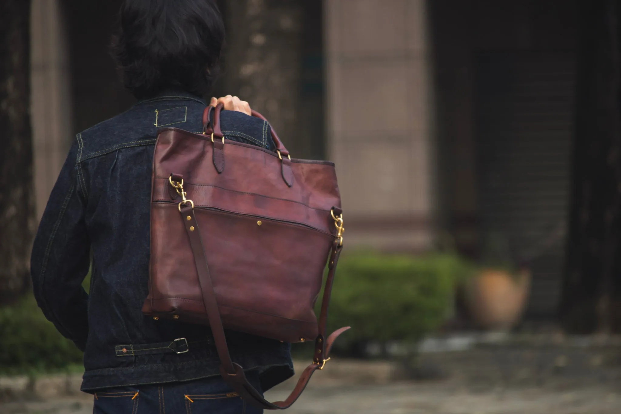 【VASCO】木村拓哉手拿肩背兩用包 VS-244LS LEATHER NELSON 2WAY BAG BROWN sold by Blue Beach Denim product image thumbnail 2