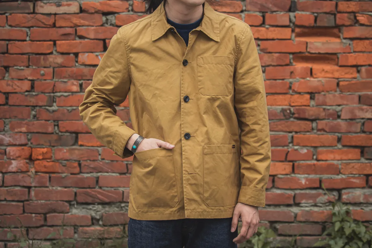 【Nudie Jeans】法式工作夾克 乾式纖維蠟 Barney Worker Jacket Waxed sold by Blue Beach Denim