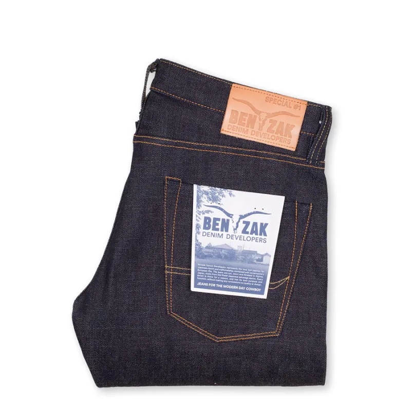 【Benzak Denim Developers】BDD-006 special #1 low tension RHT 旗艦一號布料修身小直筒 14oz sold by Blue Beach Denim