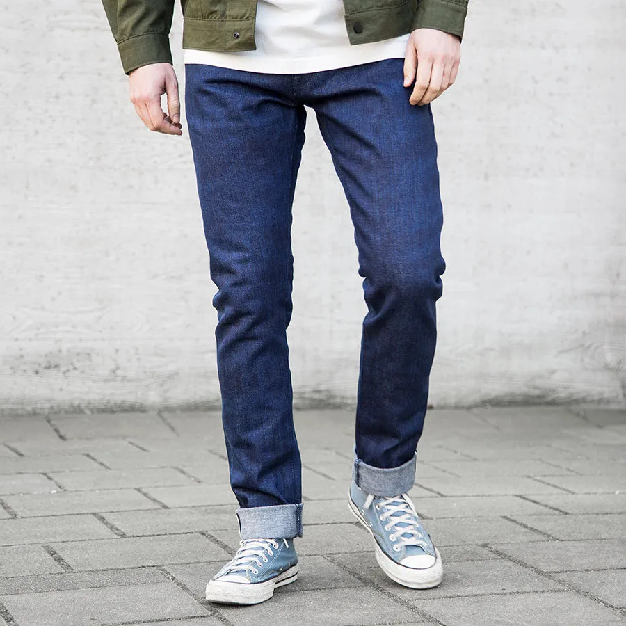【Benzak Denim Developers】特殊火焰紋 經典上寬下窄 13oz / B-01 blue flame BT selvedge sold by Blue Beach Denim product image thumbnail 2