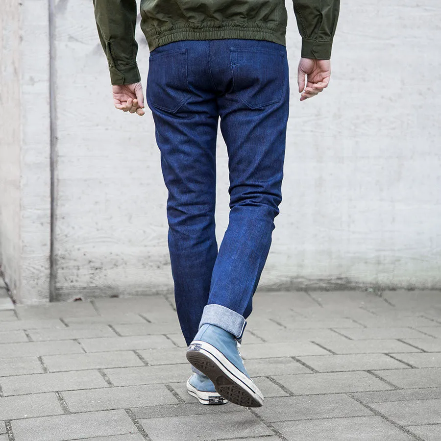 【Benzak Denim Developers】特殊火焰紋 經典上寬下窄 13oz / B-01 blue flame BT selvedge sold by Blue Beach Denim product image thumbnail 3