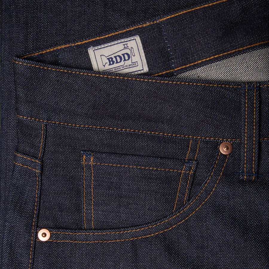 【Benzak Denim Developers】旗艦二號布料 修身小直筒 15oz B-01 special #2 vintage indigo selvedge sold by Blue Beach Denim product image thumbnail 5