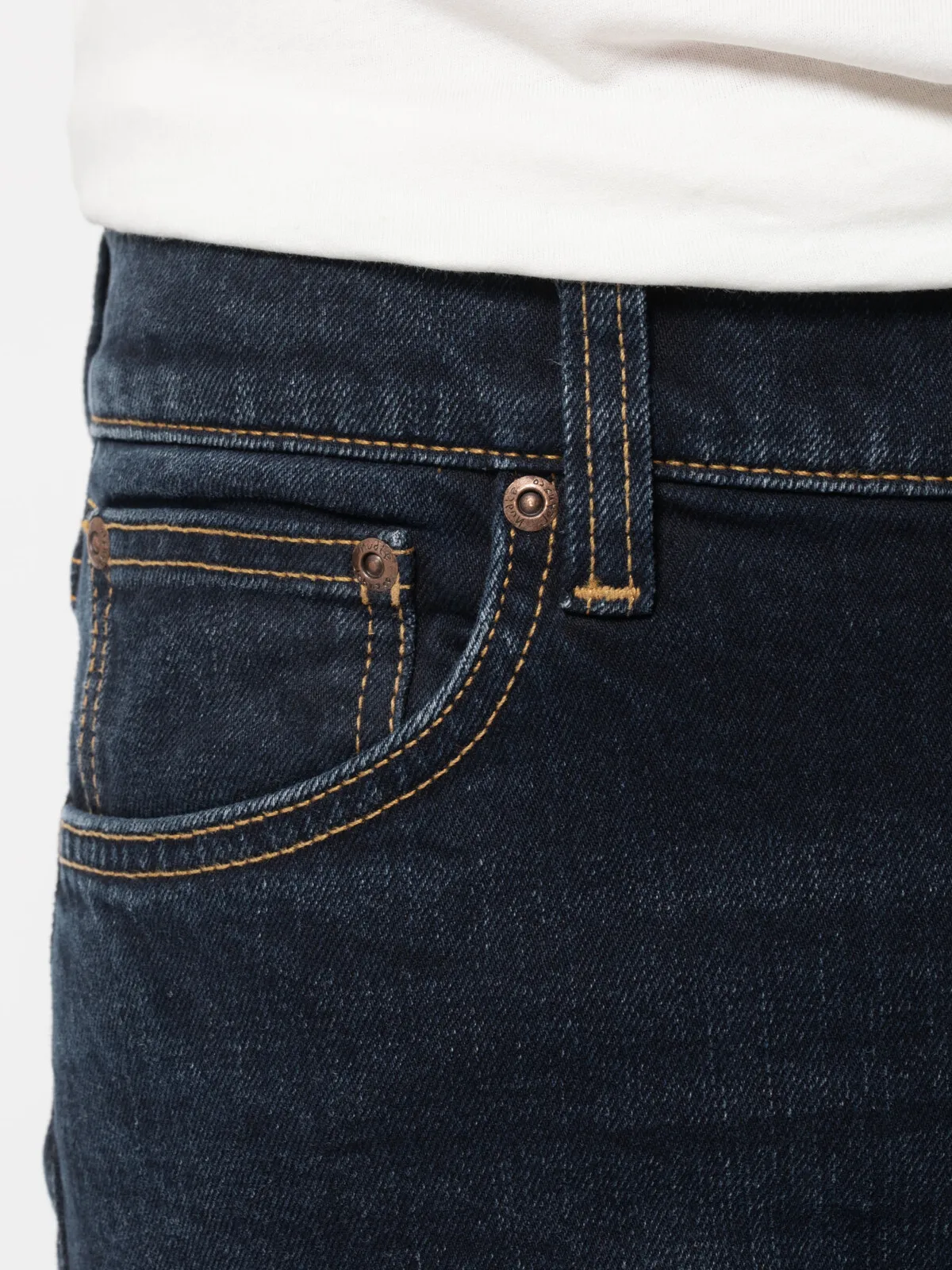 【Nudie Jeans】Lean Dean New Ink 深藍水洗合身上寬下窄牛仔褲 sold by Blue Beach Denim product image thumbnail 5