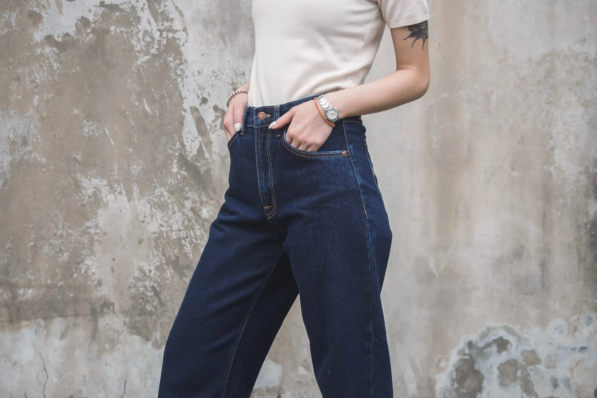 【Nudie Jeans】女版高腰寬直筒褲 / Clean Eileen Heavy Rinse sold by Blue Beach Denim product image thumbnail 5