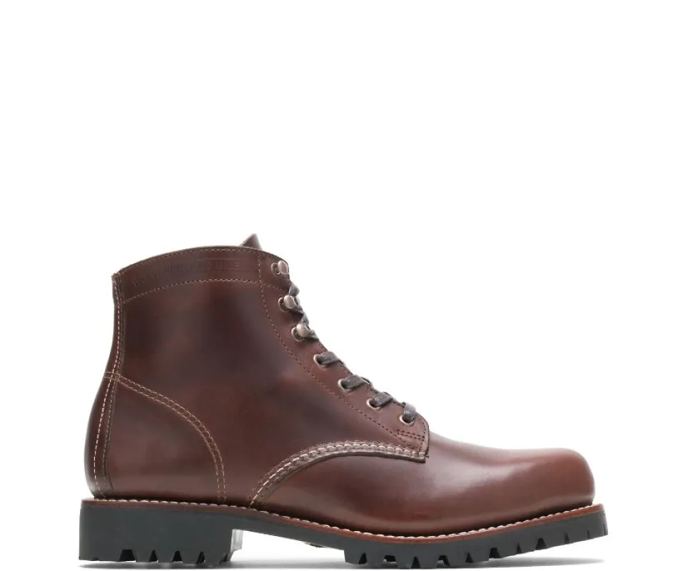 【Wolverine 1000 Mile】戶外用大底 哈瓦那棕色／Plain-Toe Rugged Boot sold by Blue Beach Denim
