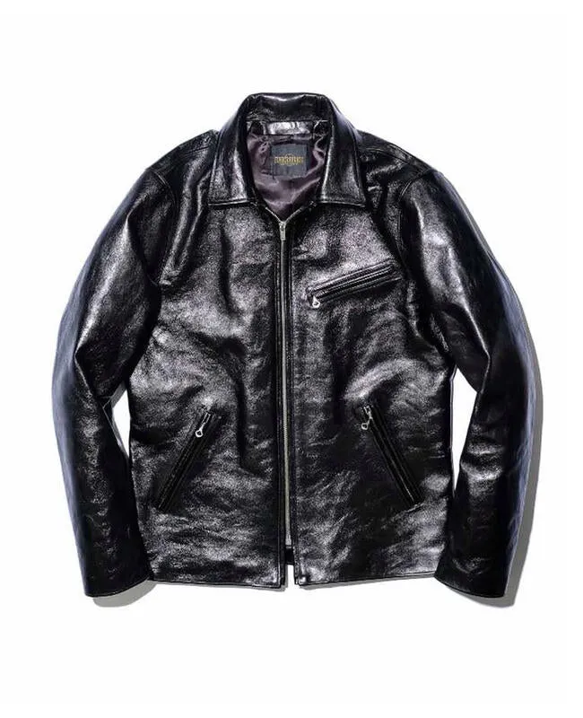 FINE CREEK LEATHERS】Alonzo Horsehide Leather Jacket / 植鞣革馬皮