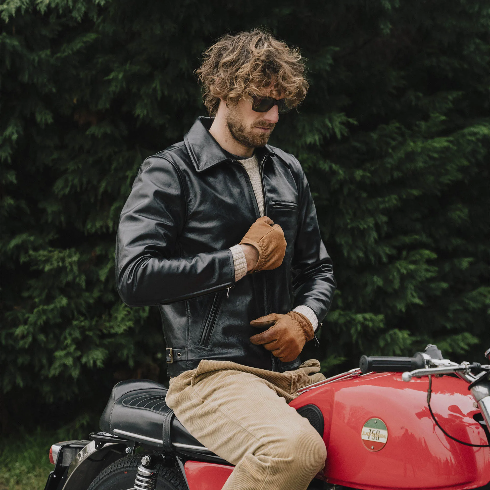 【Shangri-La Heritage】Varenne Black Horsehide Leather Jacket 40年代黑色馬皮皮衣 sold by Blue Beach Denim product image thumbnail 5