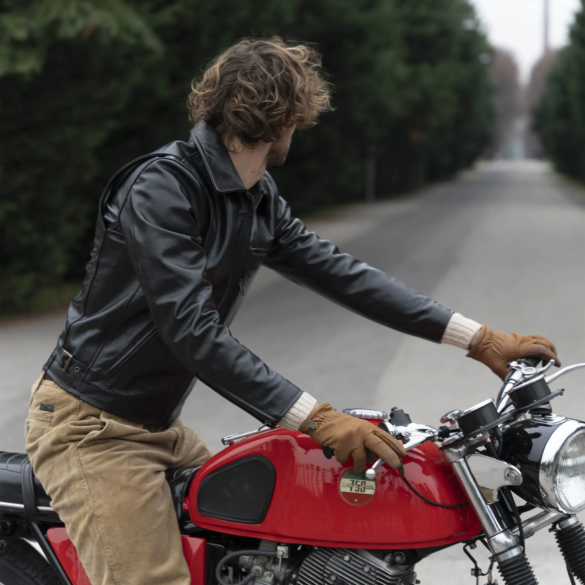 【Shangri-La Heritage】Varenne Black Horsehide Leather Jacket 40年代黑色馬皮皮衣 sold by Blue Beach Denim product image thumbnail 3