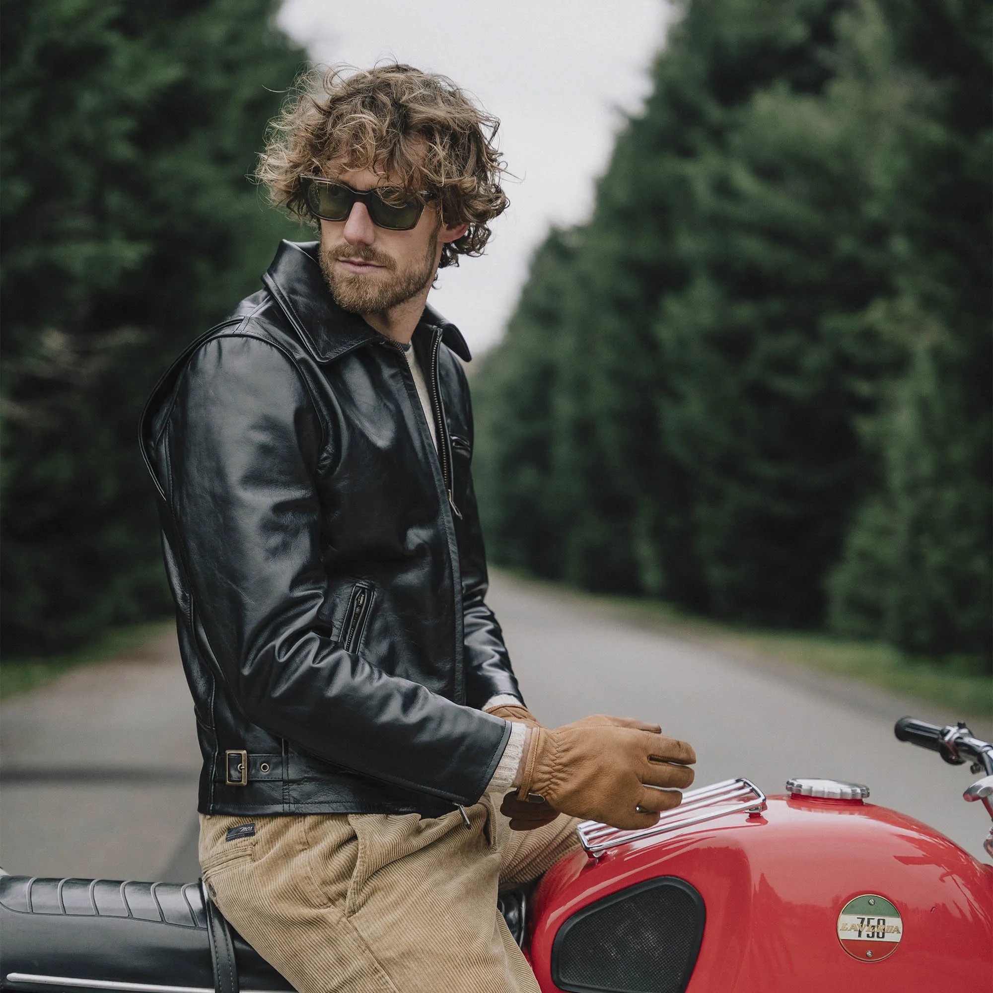 【Shangri-La Heritage】Varenne Black Horsehide Leather Jacket 40年代黑色馬皮皮衣 sold by Blue Beach Denim product image thumbnail 4