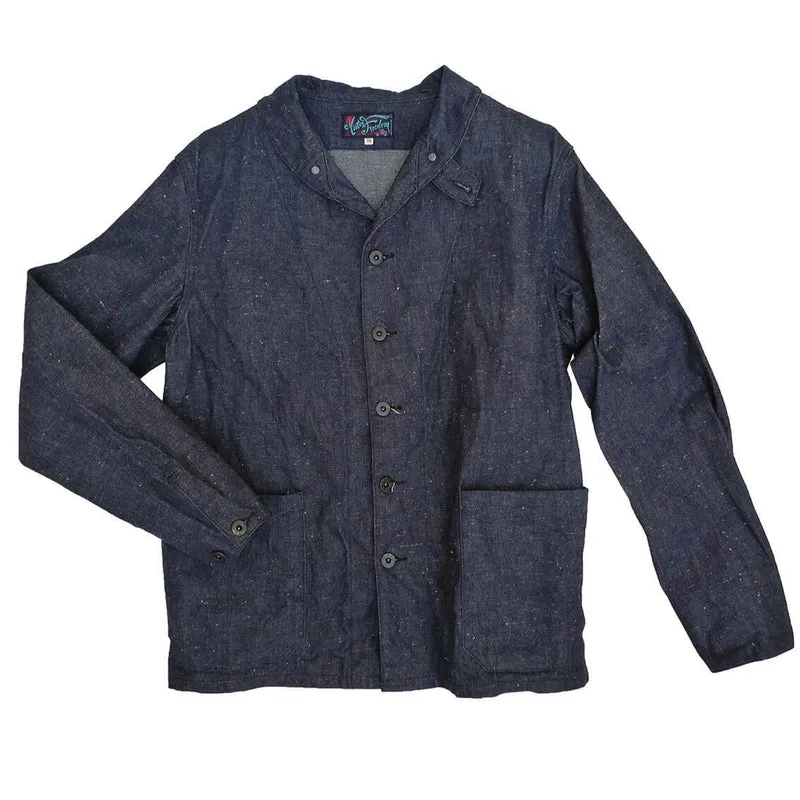 【MISTER FREEDOM】棉麻混紡 海軍雪花單寧夾克 / Dockyard Jacket - Snow Denim made by Mister Freedom