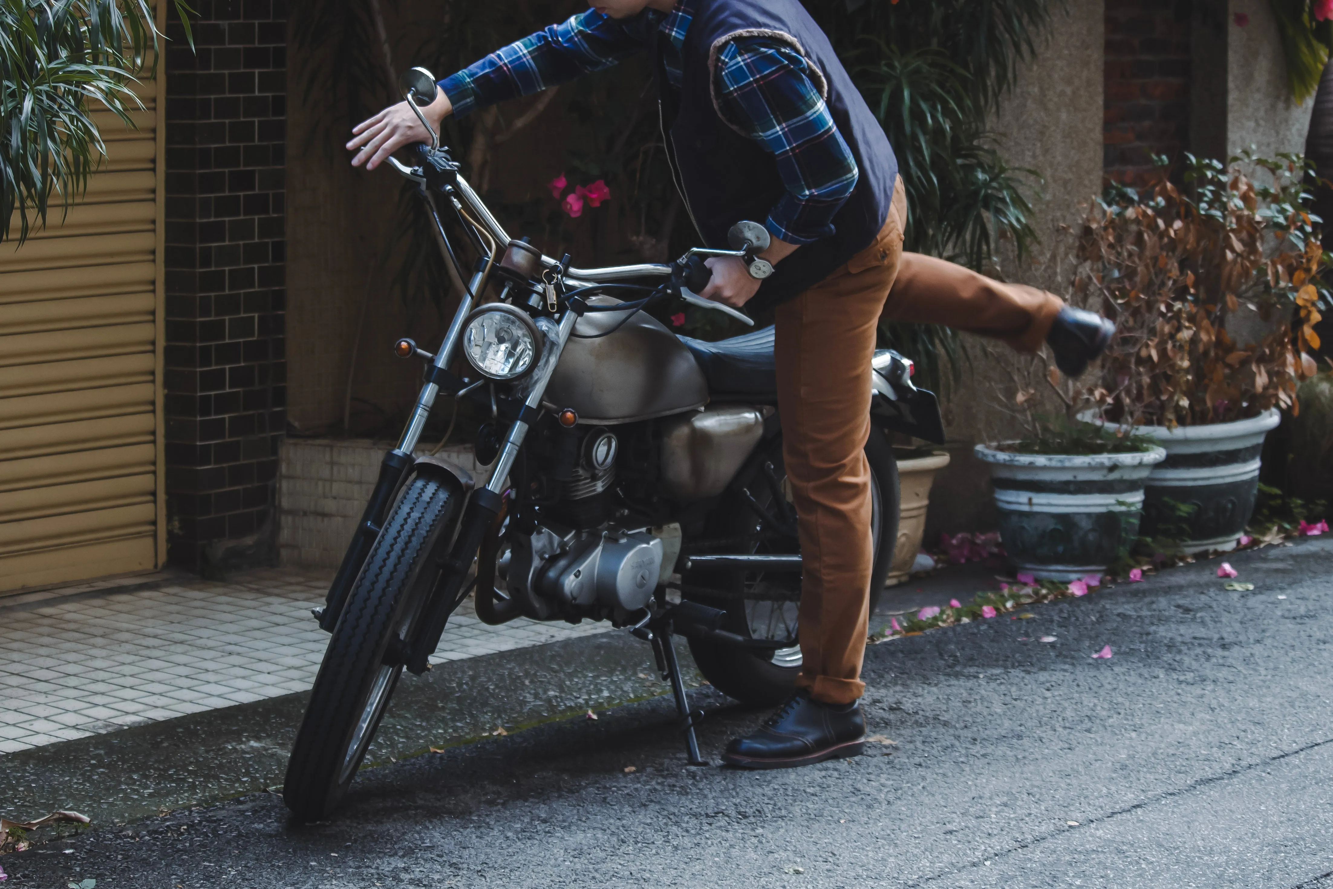 【Freenote】Teamster Bedford Vest Alpaca Linning Navy / 德福甲板布料 羊駝毛內裡 騎士背心 sold by Blue Beach Denim product image thumbnail 5