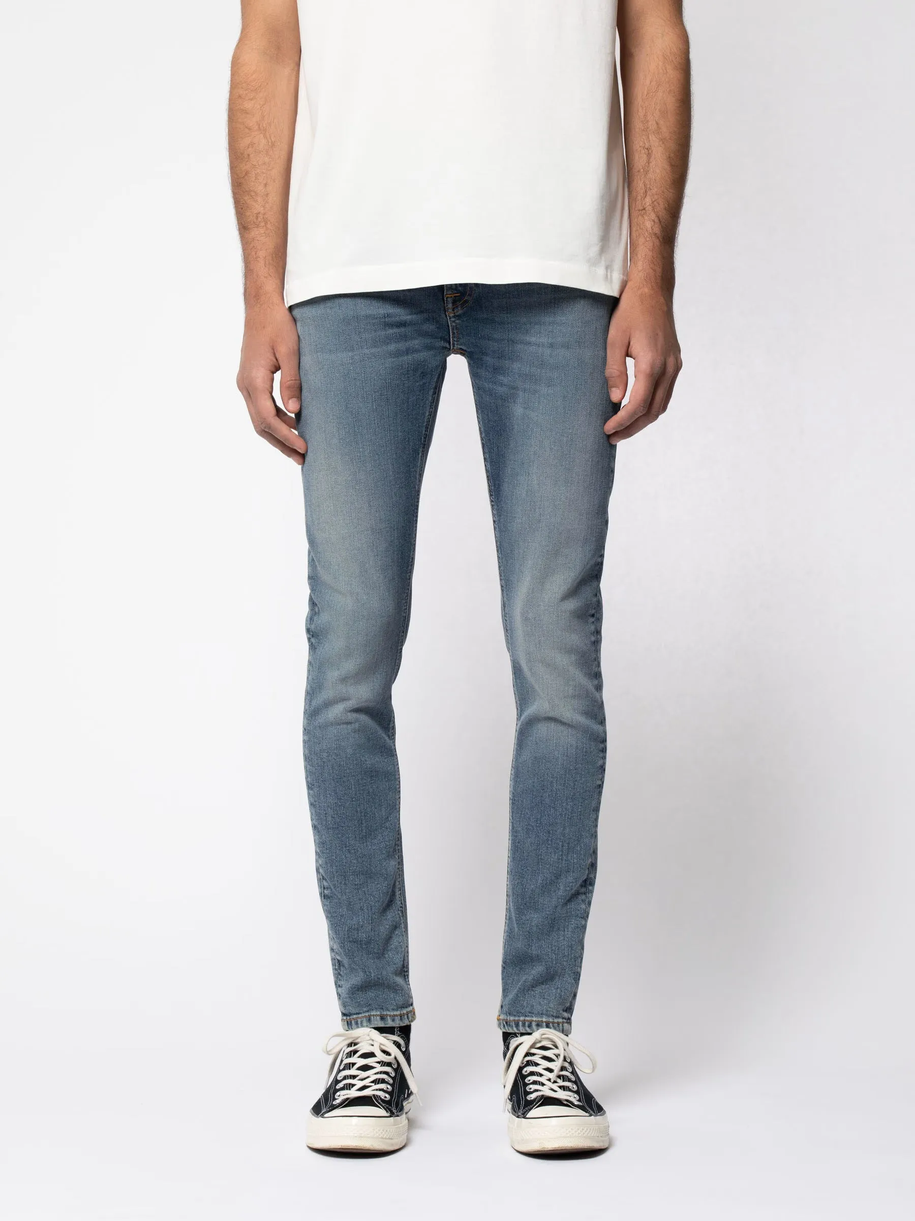 【Nudie Jeans】低腰窄版貼身 刷色丹寧褲/12.25oz/Skinny Lin Indigo Master sold by Blue Beach Denim product image thumbnail 2