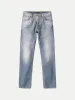 【Nudie Jeans】合身小直筒 微錐彈性丹寧褲／Grim Tim Silver Indigo sold by Blue Beach Denim
