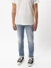 【Nudie Jeans】合身小直筒 微錐彈性丹寧褲／Grim Tim Silver Indigo sold by Blue Beach Denim