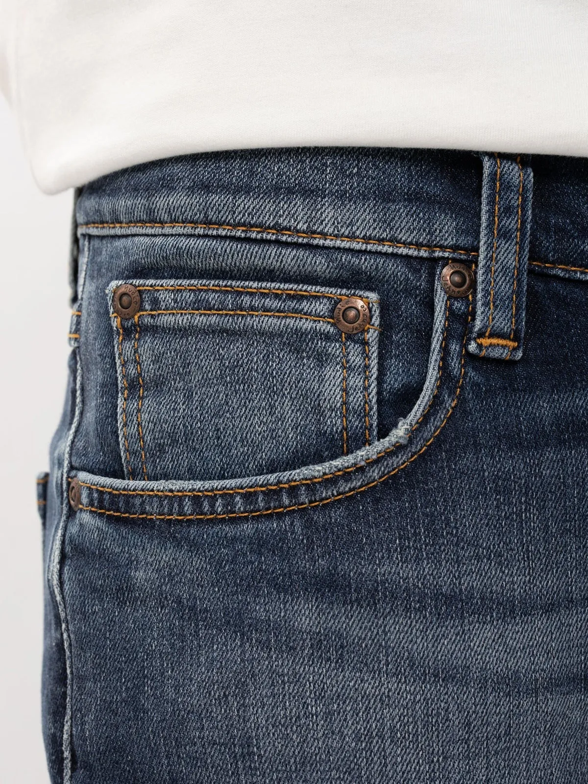 【Nudie Jeans】復刻破壞 合身上寬下窄 /12.5oz/Lean Dean Born Blue sold by Blue Beach Denim product image thumbnail 4