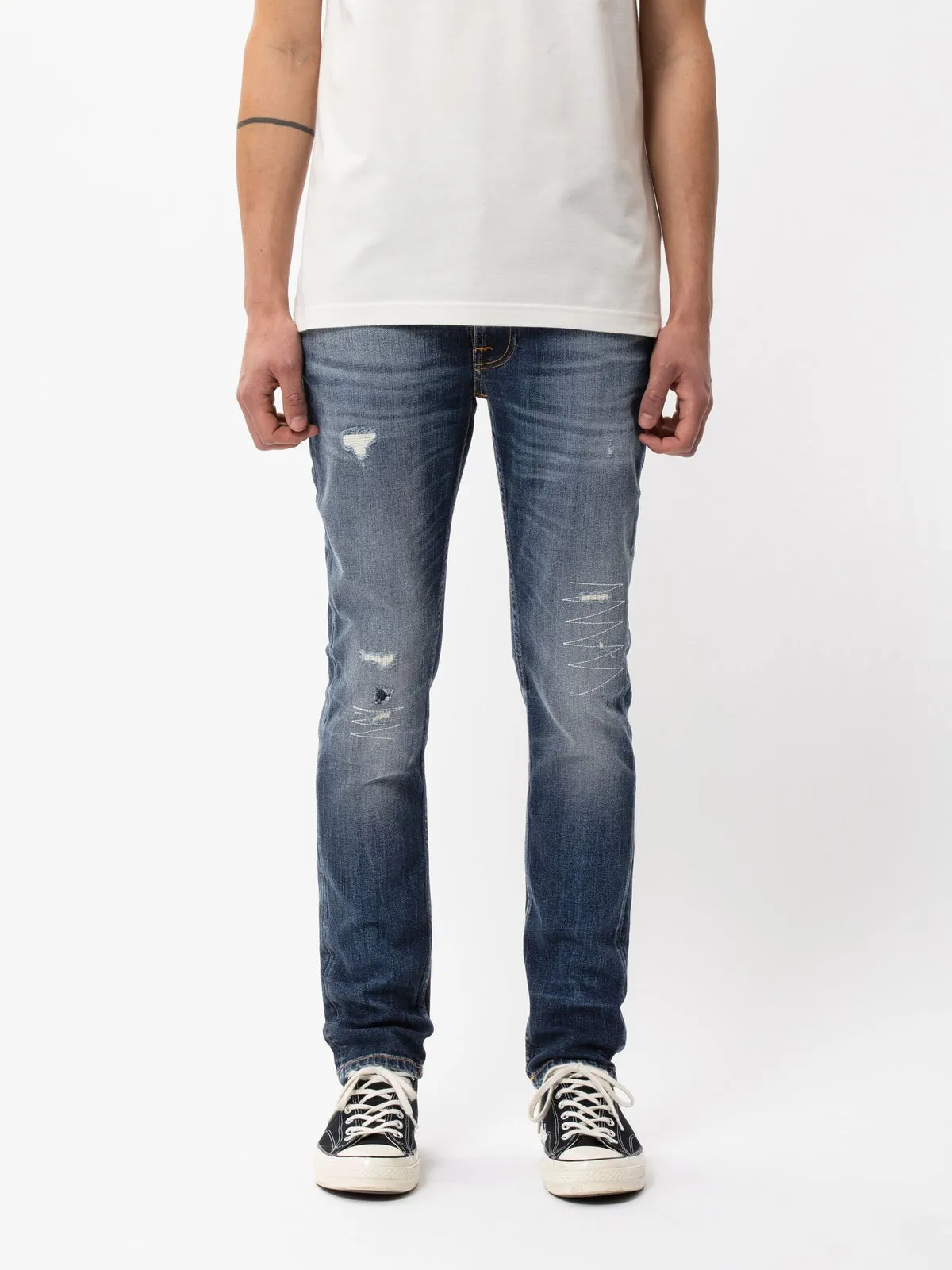 【Nudie Jeans】復刻破壞 合身上寬下窄 /12.5oz/Lean Dean Born Blue sold by Blue Beach Denim product image thumbnail 2