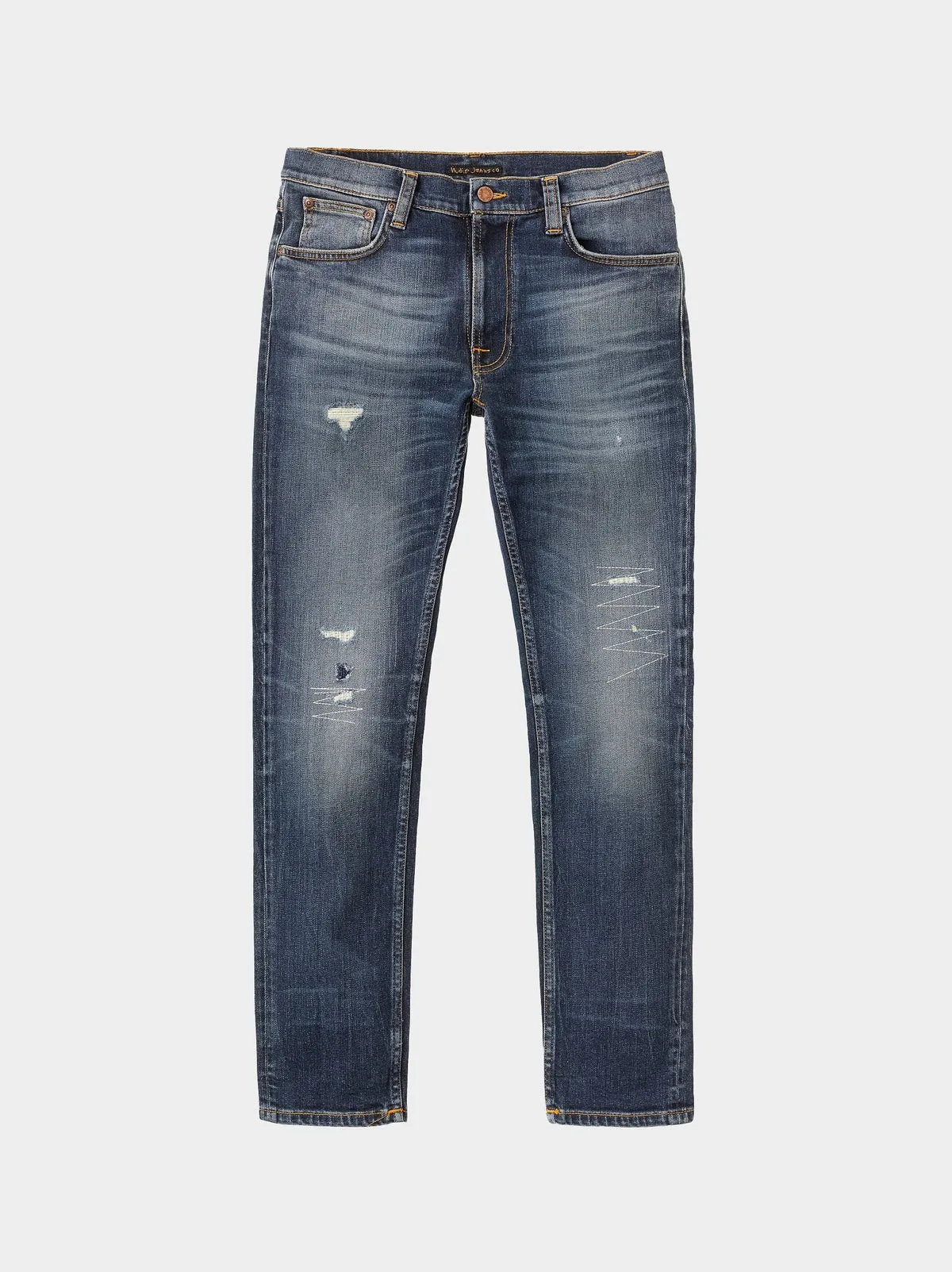 【Nudie Jeans】復刻破壞 合身上寬下窄 /12.5oz/Lean Dean Born Blue sold by Blue Beach Denim