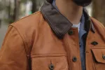 【Shangri-La Heritage】Terracotta Western Jacket Nubuck 60年代牛巴戈皮夾克 sold by Blue Beach Denim